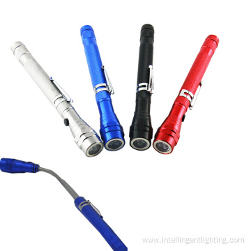 Aluminium Telescopic Led Flashlight With Magnet